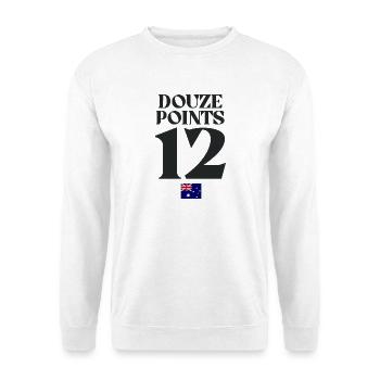 Twelve Points Australia Eurovision  - Unisex Sweatshirt - white - Front