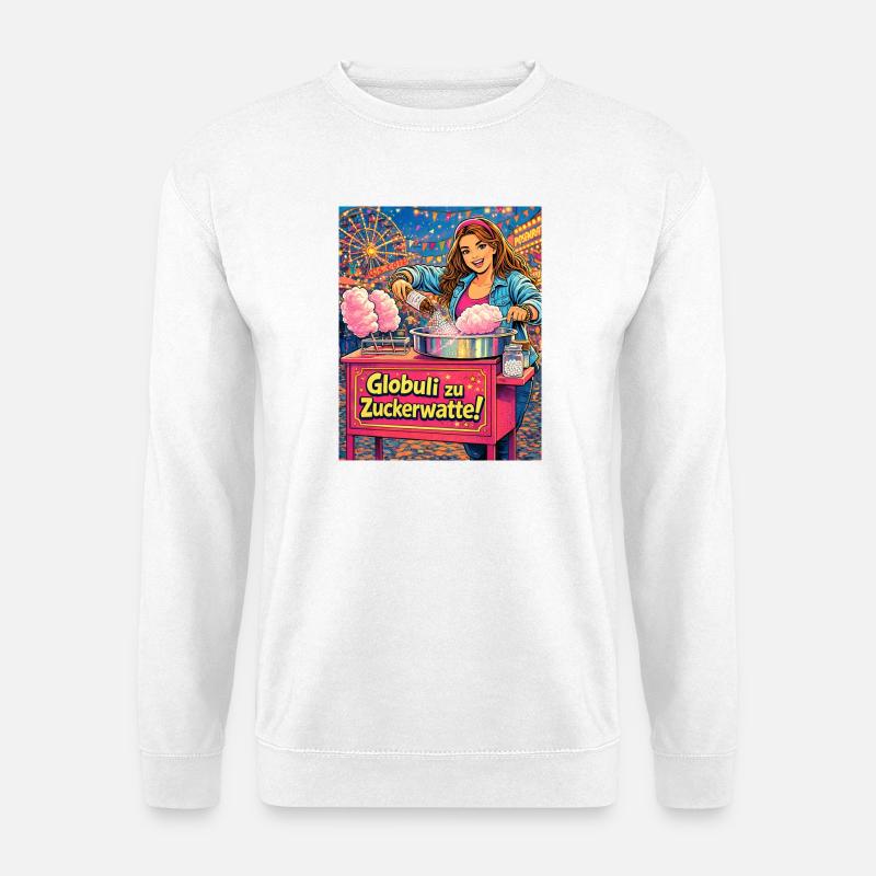 Globuli zu Zuckerwatte - Unisex Pullover - Weiß