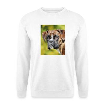 Portrait Boxer Deep Gaze - Unisex Sweatshirt - white - Front