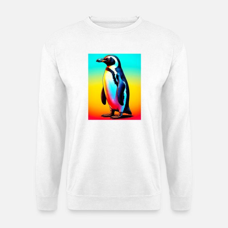 Pinguin - Unisex Pullover - Weiß