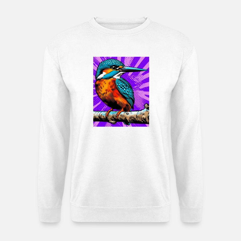Eisvogel - Unisex Pullover - Weiß