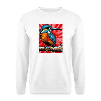 martin-pêcheur - Sweat-shirt Unisexe - blanc - Devant