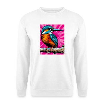 martin-pêcheur - Sweat-shirt Unisexe - blanc - Devant