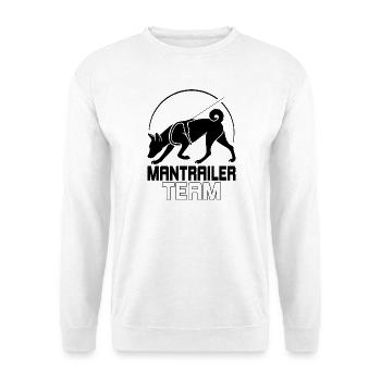 Basenji Mantrailer Team Dog Sports Dogs Wilsigns - Unisex Sweatshirt - white - Front