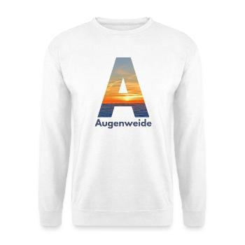 Augenweide - Wortschätze, vergessene Wörter - Unisex Pullover - Weiß - Vorne