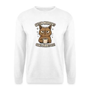 Guten Morgen Ganz Dünnes Eis - Unisex Pullover - Weiß - Vorne