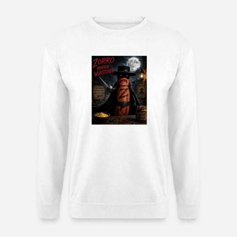 Zorro Horror Würstchen  - Unisex Pullover - Weiß