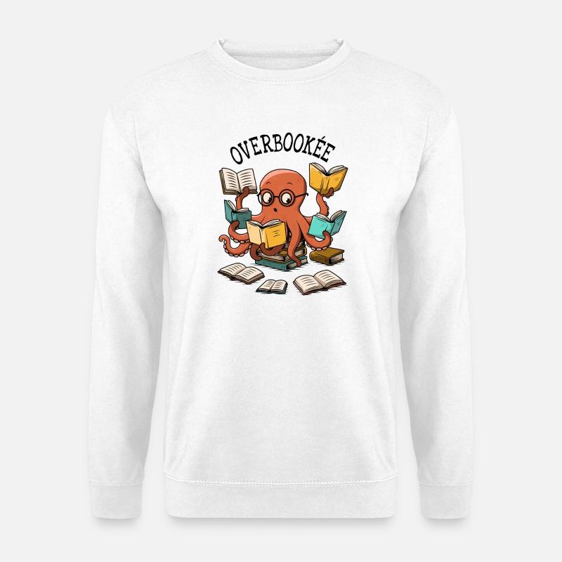 overbooked - Unisex Sweatshirt - white