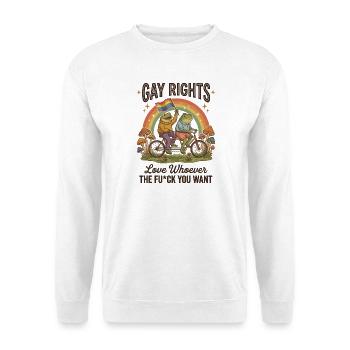 LGBTQ Pride Month - Gay Rights! - Unisex Sweatshirt - white - Front
