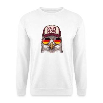 Papi Mow Heldenhuhn - Unisex Pullover - Weiß - Vorne