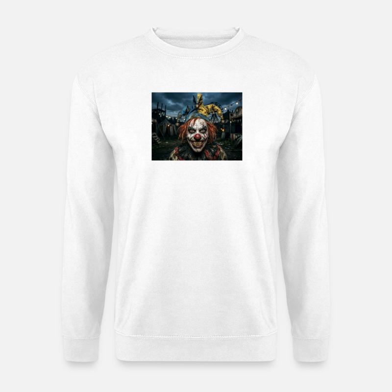 Fou de clown - Sweat-shirt Unisexe - blanc