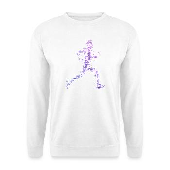 Laufsport Geschenkidee für ein Laufsport Liebhaber - Unisex Pullover - Weiß - Vorne