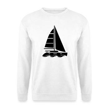 Katamaran - Unisex Pullover - Weiß - Vorne