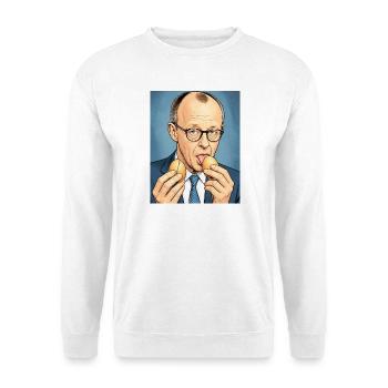 #mehrzweckeier - Unisex Sweatshirt - white - Front