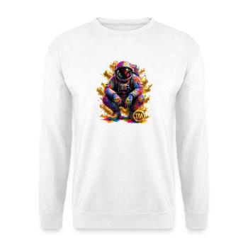 Colorful Space Astronaut - Unisex Sweatshirt - white - Front
