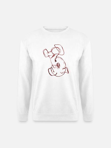Préféré numéro 3 Trois 3 - Sweat-shirt Unisexe - blanc