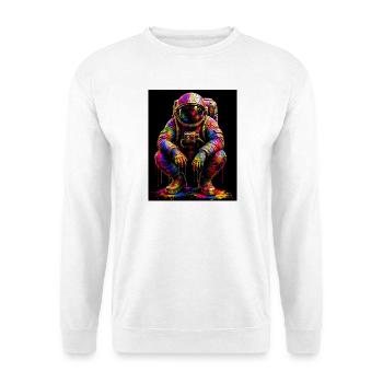 Colorful Space Astronaut - Unisex Sweatshirt - white - Front