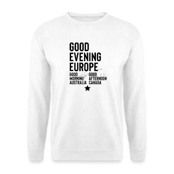 Eurovision - Unisex Pullover - Weiß - Vorne