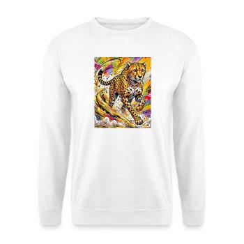 Gepard - Unisex Pullover - Weiß - Vorne - Alina (178cm) & Michal (187cm)