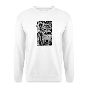 LOTUS CLUB - Unisex Pullover - Weiß - Vorne - Alina (178cm) & Michal (187cm)