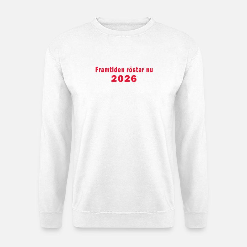 The future votes now Elections 2026 - Unisex Sweatshirt - white