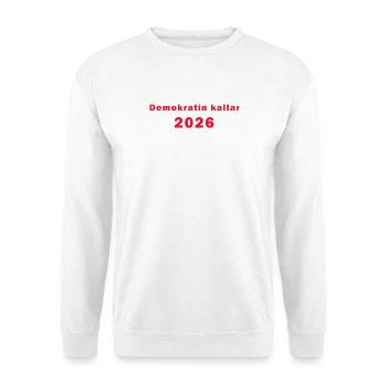 Demokratie ruft 2026 - Unisex Pullover - Weiß - Vorne