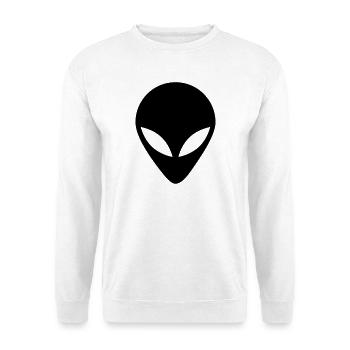 Außerirdische - Unisex Pullover - Weiß - Vorne