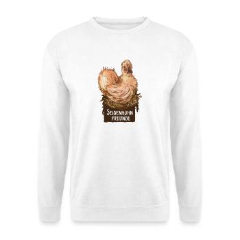 seidenhuhn - Unisex Pullover - Weiß - Vorne