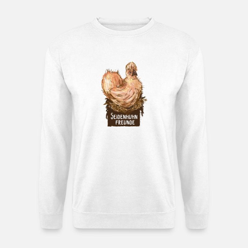 seidenhuhn - Unisex Pullover - Weiß