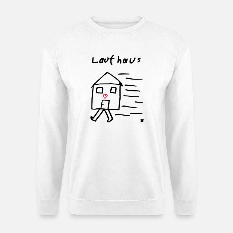 Laufhaus - Unisex Pullover - Weiß