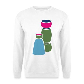 Salt and pepper - Unisex Sweatshirt - white - Front