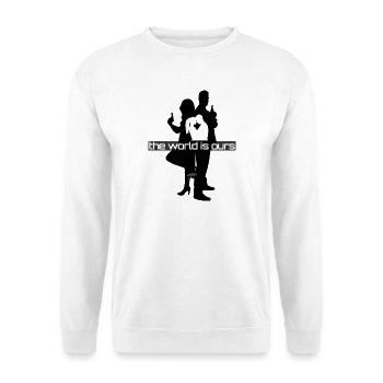 the world is ours (Mafia Couple) - Unisex Pullover - Weiß - Vorne