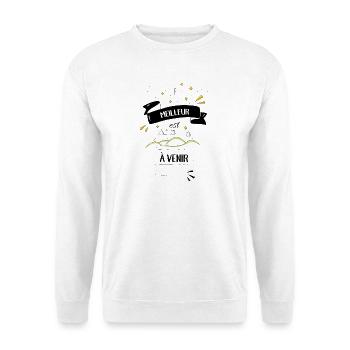 Le meilleur est à venir - Sweat-shirt Unisexe - blanc - Devant
