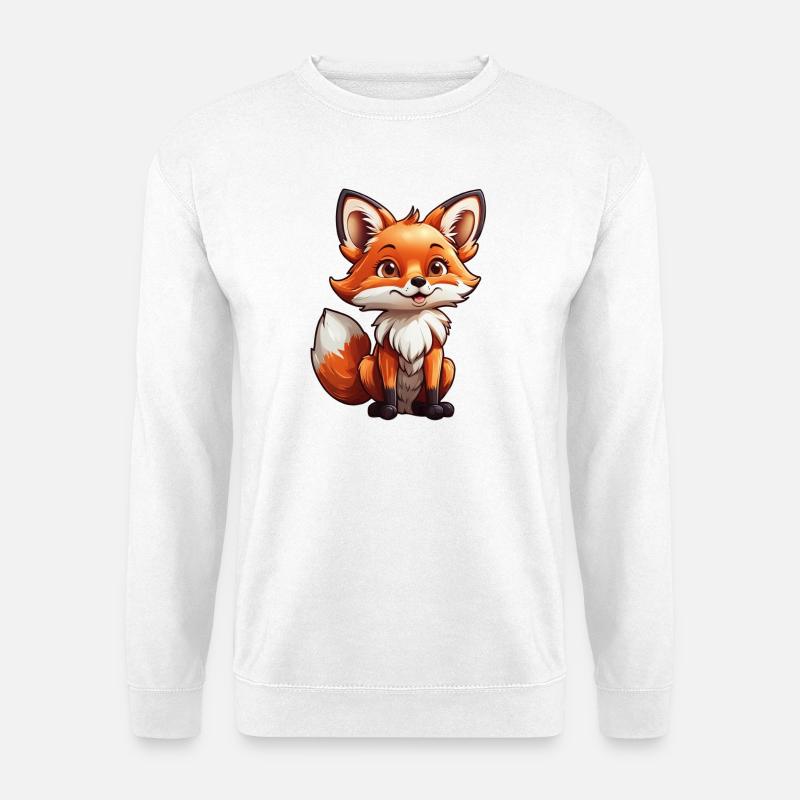 Süßer Fuchs - Unisex Pullover - Weiß
