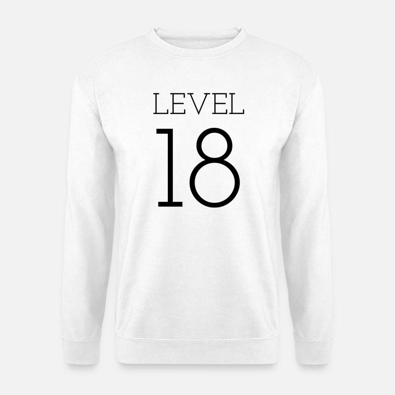 level 18 - Unisex Pullover - Weiß