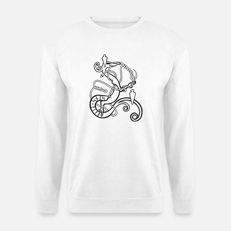 Norse Serpents - Unisex Pullover - Weiß