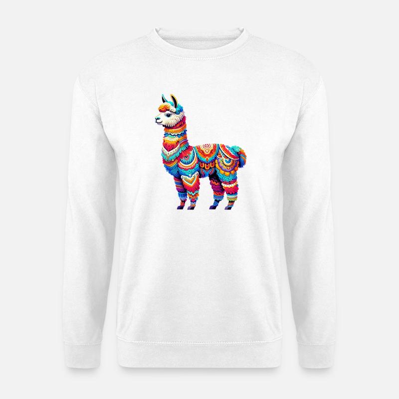 Alpaka - Unisex Pullover - Weiß