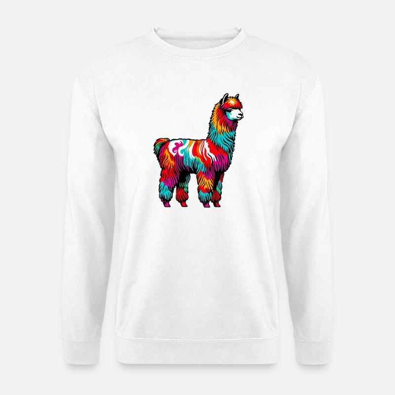 Alpaka - Unisex Pullover - Weiß
