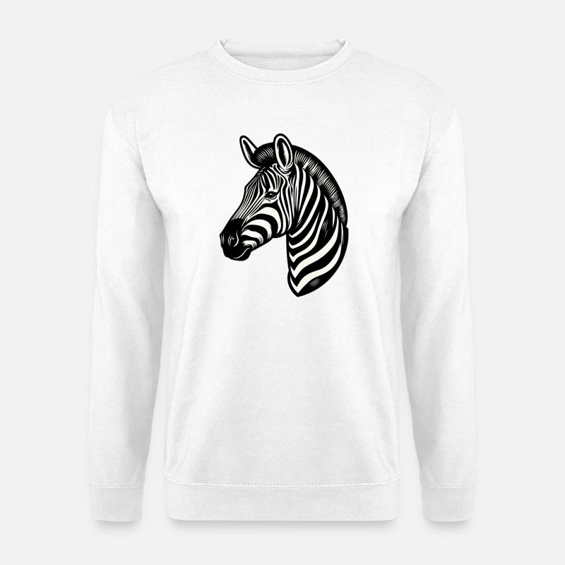 Zebra - Unisex Sweatshirt - white