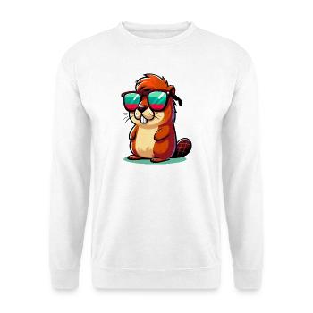 Bieber - Unisex Pullover - Weiß - Vorne