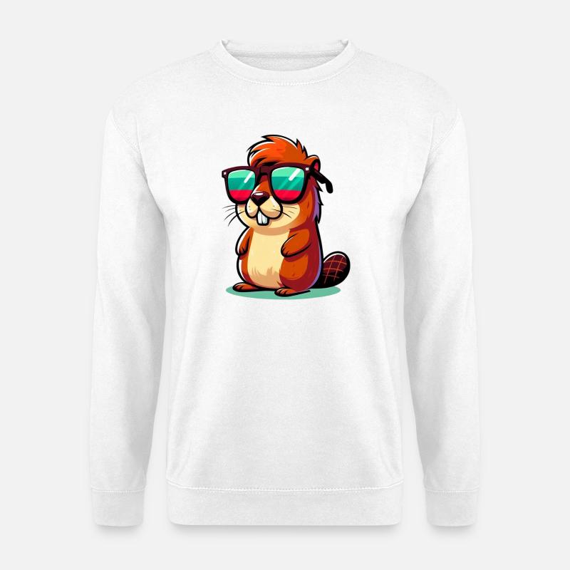 Beaver - Unisex Sweatshirt - white