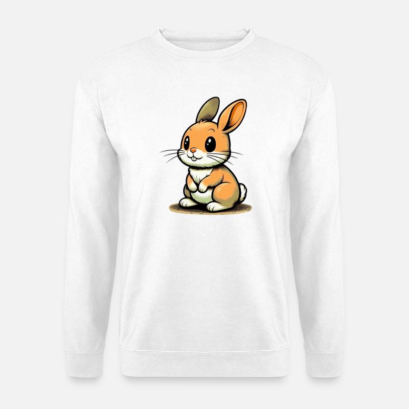 Kaninchen - Unisex Pullover - Weiß