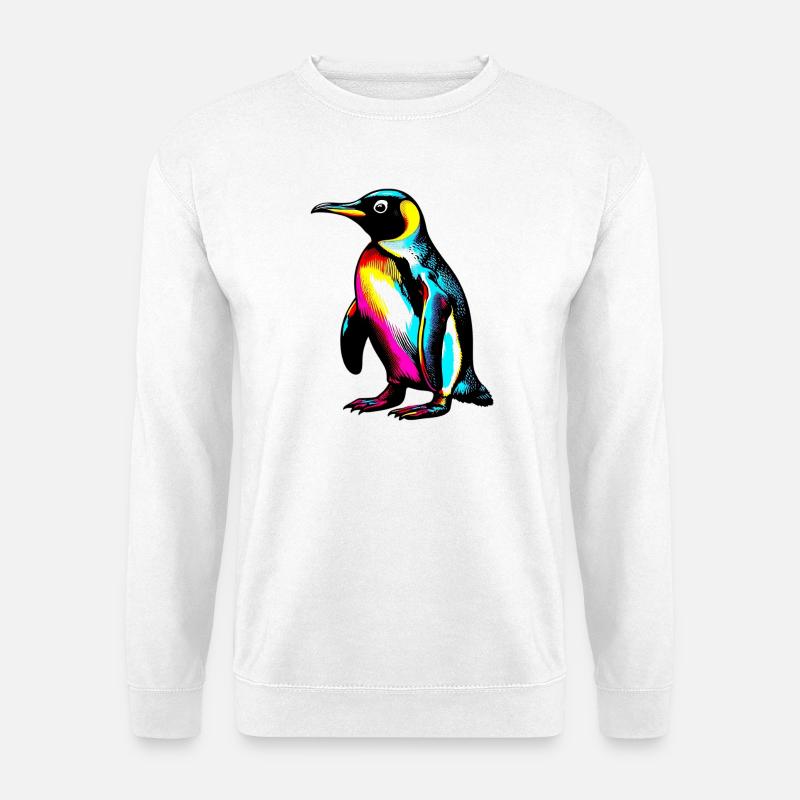 Penguin - Unisex Sweatshirt - white