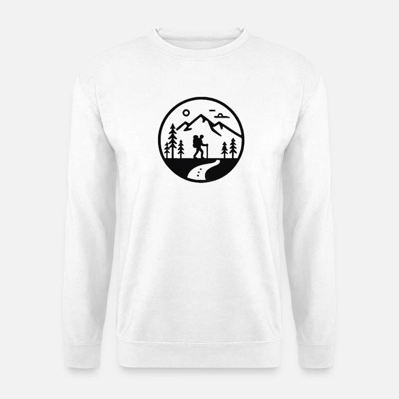 Wandern - Unisex Pullover - Weiß