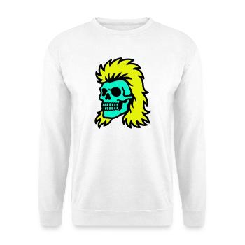 Crâne de mulet - Sweat-shirt Unisexe - blanc - Devant