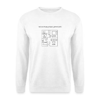 Gift idea for architect - Unisex Sweatshirt - white - Front