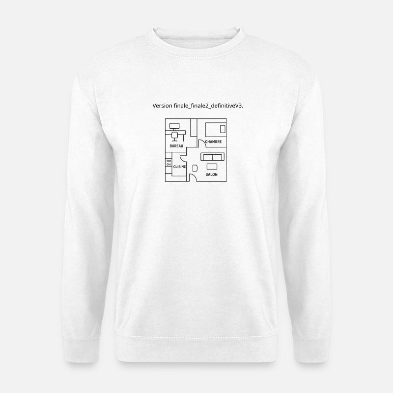 Geschenkidee für Architekt - Unisex Pullover - Weiß