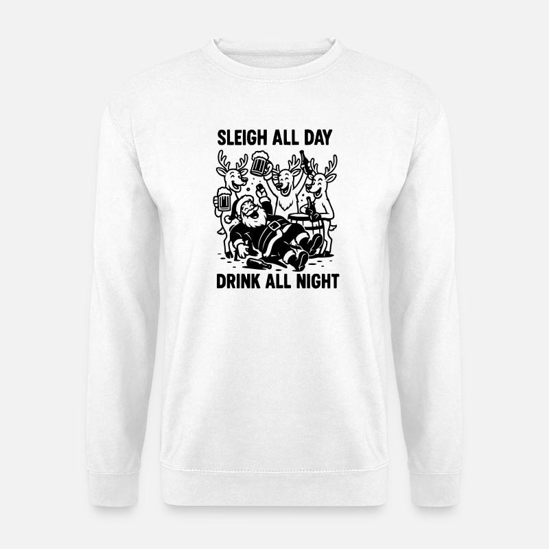 Party Weihnachtsfeier XMas Feiern!  - Unisex Pullover - Weiß