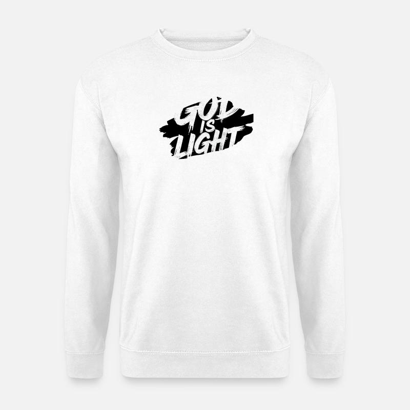 Gott ist Licht - Unisex Pullover - Weiß