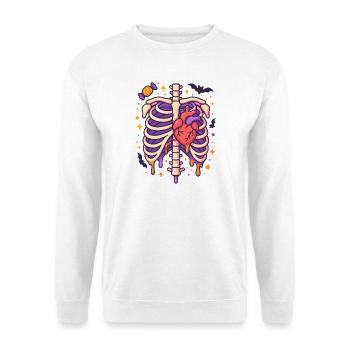 Anatomy Gothic Thoracic Cage - Sweat-shirt Unisexe - blanc - Devant